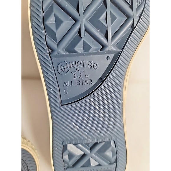 Converse All Star Chuck Taylor High Top Sneakers Back Zipper Navy US 5 Y2k - Picture 6 of 9